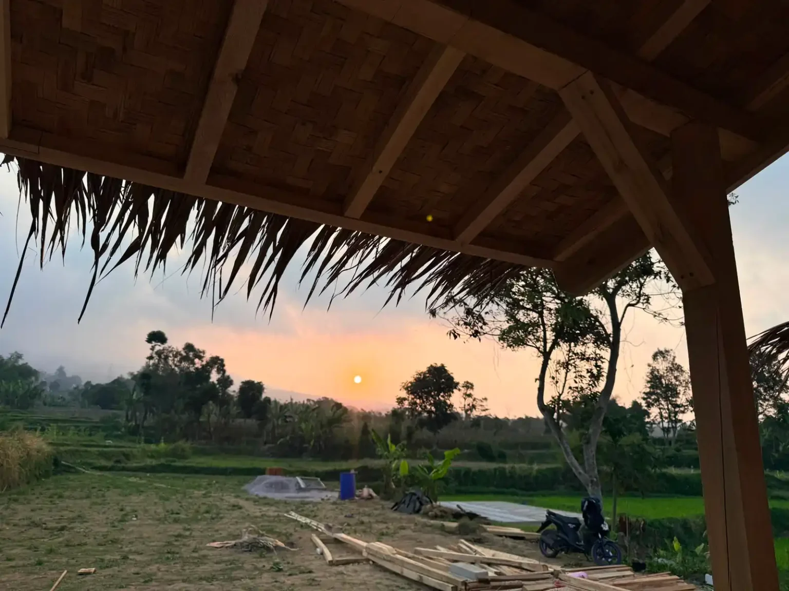 Private bamboo cabin at Ardara Lodge